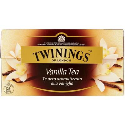 Twinings čierny čaj s vanilkou 25 ks