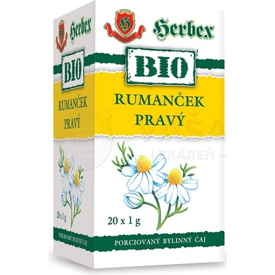 HERBEX BIO TEA RUMANČEK PRAVÝ 20 x 1 g