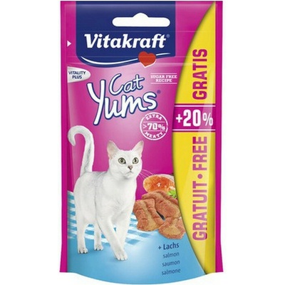 Vitakraft Yums Cat Salmon +20% Grátis 48 g