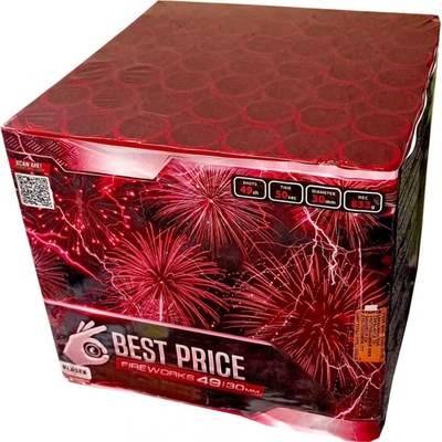 BEST PRICE Kompaktní ohňostroj 49 ran 30 mm