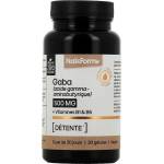 Nat&Form ГАБА + Витамин В1 и пантотенова киселина, 30 капсули, Nat&Form (026833 (NUTR_GABA_30V))