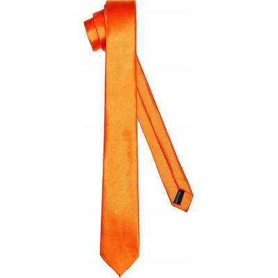 Ladeheid široká kravata oranžová