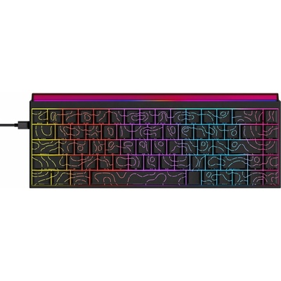 Ajazz NK68 Red Switch čierna