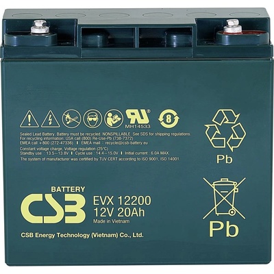 CSB EVX12200 12V 20Ah