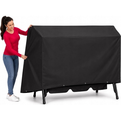vidaXL Plachta na zahradní houpačku 10 oček 2 zipy 255 x 145 x 170 cm 48639