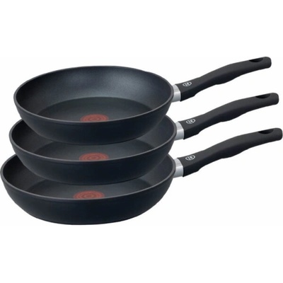 Sada 3 pánví s teplotním senzorem 20/24/28 cm Thermo Sensor MG Home na indukci