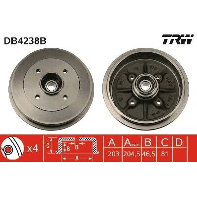 Brzdový buben TRW DB4238B