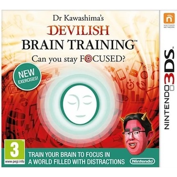 Nintendo Dr Kawashima's Devilish Brain Training Can You Stay Focused? (3DS)
