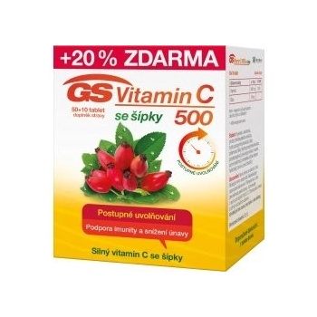 GS Vitamin C 500 se šípky 60 tabliet