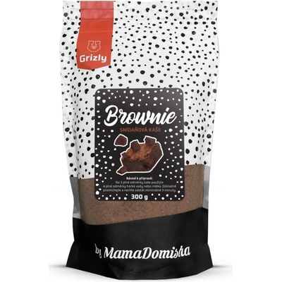 Grizly Brownie by MamaDomisha instantní kaše bez lepku Brownie 300 g