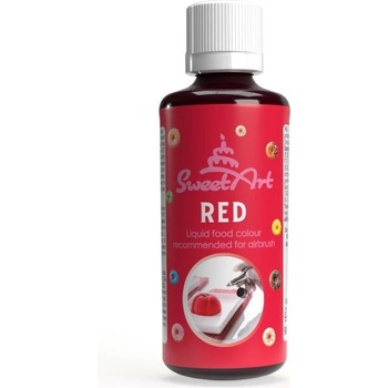 SweetArt airbrush barva tekutá Red 90 ml