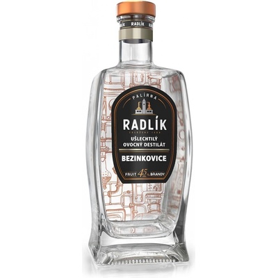 Radlík Bezinkovice 45% 0,5 l (holá láhev)