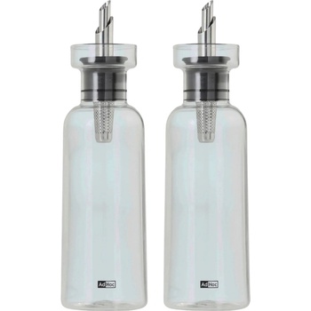 AdHoc Aroma Pour Дозатори за олио или оцет 300 мл, прозрачно сиво, 2 бр (AH-BZ77)