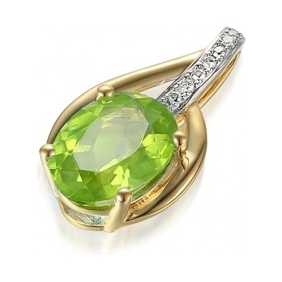 Gems Diamantový přívěsek Monroe kombinované zlato s brilianty a peridotem 38 2 4537.2ZB0.0.00.HSI.626.25