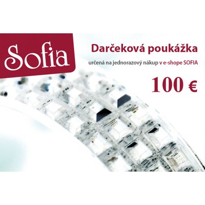 Darčeková poukážka v hodnote 100€ DPP100