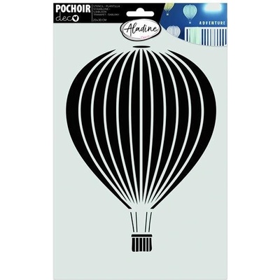 Plastová šablona Aladine Balon 20x30cm – Zboží Mobilmania