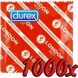 Durex London Rot 1000 pack - SALE exp. 10/2026