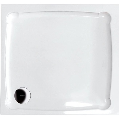 Gelco DIONA90 sprchová vanička z liateho mramoru, štvorec 90 x 90 x 7,5 cm GD009
