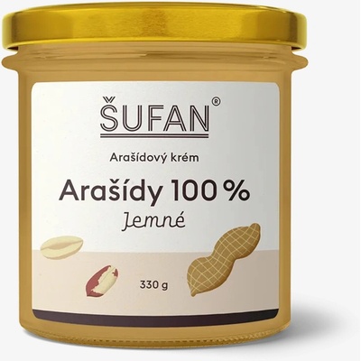 Šufan arašídové máslo jemné 330 g – Zboží Dáma