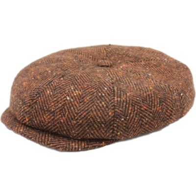 Fiebig Headwear since 1903 Zimní hnědá bekovka Hatteras peaky blinders
