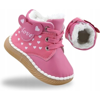 Dětské zimní boty zateplené dětské kotníkové boty kojenecké capáčky na suchý zip