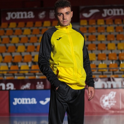 Joma Academy IV Tracksuit Yellow black