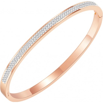 Šperky eshop kloubový z oceli řada čirých zirkonů měděná SP72.25