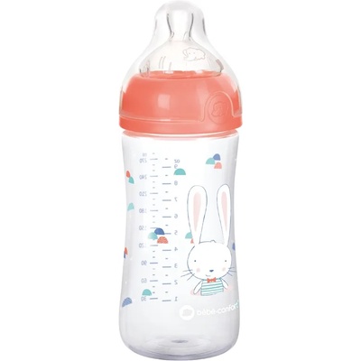 Bebeconfort Полипропиленова бутилка Bebe Confort - Emotion, Sweet Bunny, 270 ml, розова (3102201220)