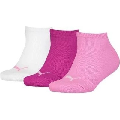 Puma Invisible 3P Dětské ponožky Ružová