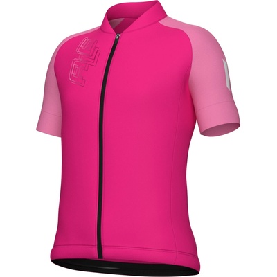Alé Детска фланелка с къс ръкав за колоездене Alé Kid's Follow Me S/S Jersey Cycling jersey - Fuchsia - размер 12 Years (756-0235-0113)