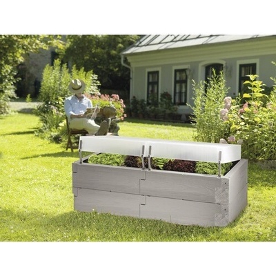Juwel Vysoký záhon Timber plast 130 x 60 x 52 cm 20474