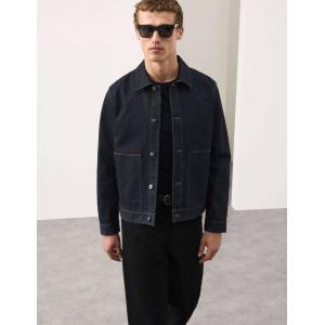 Marks & Spencer Дънково яке Selvedge Marks & Spencer морско синьо Marks & Spencer | Sin | МЪЖЕ | S REG