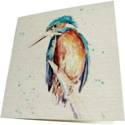 Kubu Design Přáníčko "Ledňáček" 7,5cm x 7,5cm