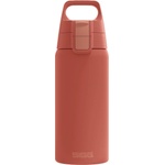 SIGG - Insulated drinking bottle - Thermos bottle Shield Therm One Eco Red - carbonated drinks - leak-proof - dishwasher safe - BPA-free - 90% recycled stainless steel - rust red - 6022.40 (6022.40)