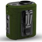Techsuit - Преносим мини вентилатор Premium (Z14) - с външна батерия, презареждащ се, 5 скорости на вятъра, катарама за колан, 5000mAh - зелен