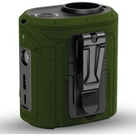 Techsuit - Преносим мини вентилатор Premium (Z14) - с външна батерия, презареждащ се, 5 скорости на вятъра, катарама за колан, 5000mAh - зелен