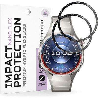Techsuit Протектор за Huawei Watch GT 6 Pro - Nano Flex (2 pack) - Techsuit - Черен