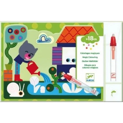 DJECO - Творчески комплект с вода - HIDDEN IN THE GARDEN ST1 (DJ09063)