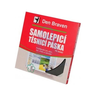 Den Braven Samolepicí těsnicí páska do oken a dveří 9 mm x 2 mm ,