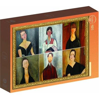 Grafika Koláž Modigliani 500 dílků