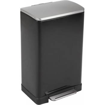 EKO-Europe EKO Кош за отпадъци с педал E-CUBE - 40 литра - черен (EKO 926840 - Black)
