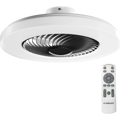 Noaton 12058B Triton, černá, stropní ventilátor se světlem