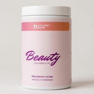 KolagenDrink Collagen Beauty třísložkový hydrolyzovaný rybí kolagen typu 1 2 & 3 330 g