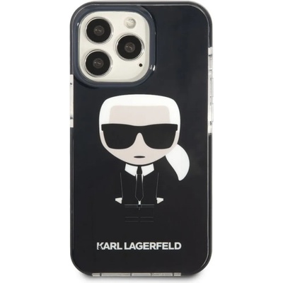 KARL LAGERFELD Гръб Karl Lagerfeld TPE Full Body Ikonik Case за iPhone 13 Pro - Черен