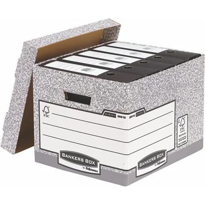 Fellowes Контейнер за документи, картонен, стандартен, "BANKERS BOX SYSTEM by FELLOWES" 00810-FFEU (00810-FFEU)