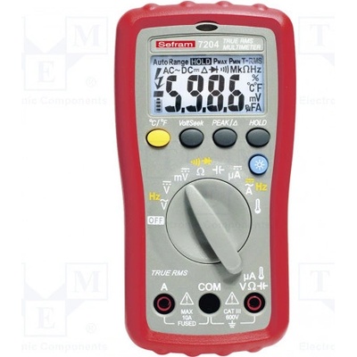 SEFRAM SEFRAM7204 ; LCD 3,75-místný (6000), podsvětlený; 3x/s