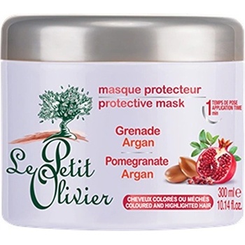 Le Petit Olivier vyživující maska na vlasy - Granátové jablko a arganový olej 300 ml