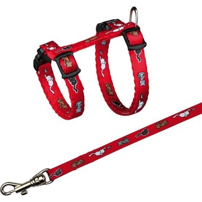 Trixie Nylonový postroj pro koťata motiv 21-34cm/8mm