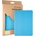 Tactical Book Tri Fold Case - калъф от изкуствена кожа и поставка за iPad 8 (2020), iPad 7 (2019) (син)