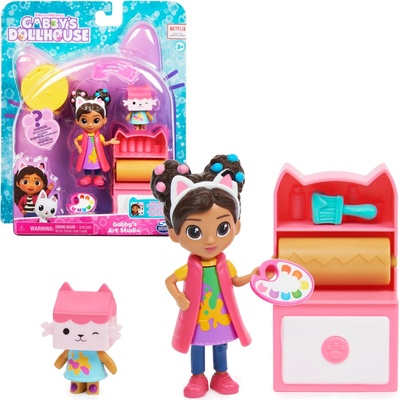 Gabby's Dollhouse Gabikin čarovný domček maliarske štúdio s figúrkami